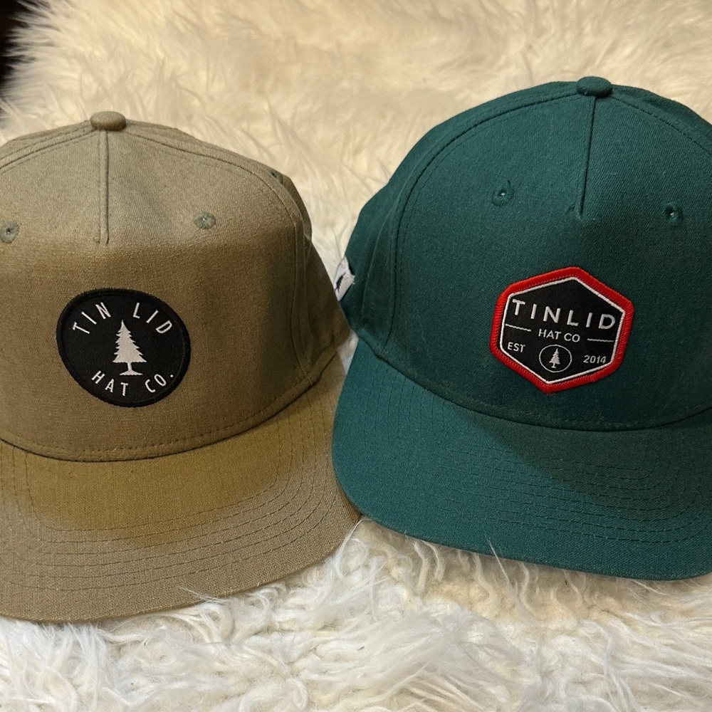 Green and Tan Women's Caps